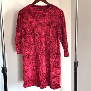 Velvet Red Dress